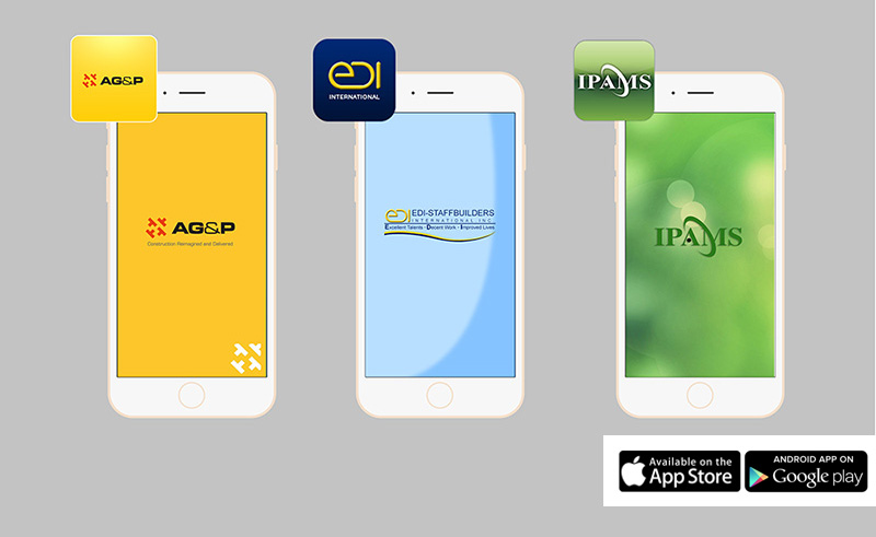 AG&P, EDI Staffbuilders and IPAMS mobile app